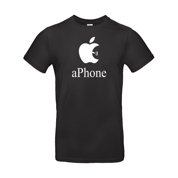 aPhone B&C- T-shirt E190|Black||5XL