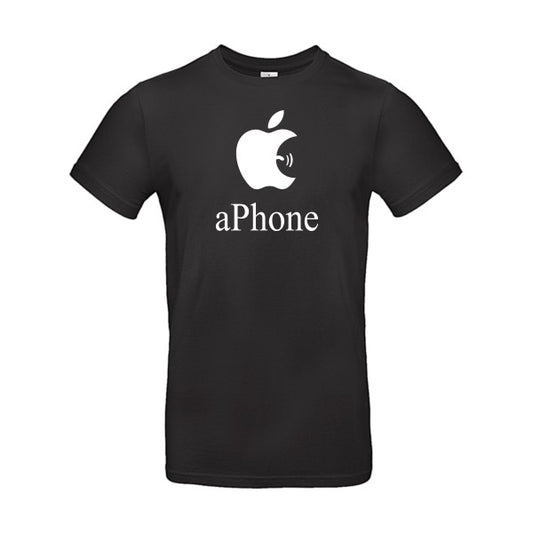 aPhone B&C- T-shirt E190|Black||5XL