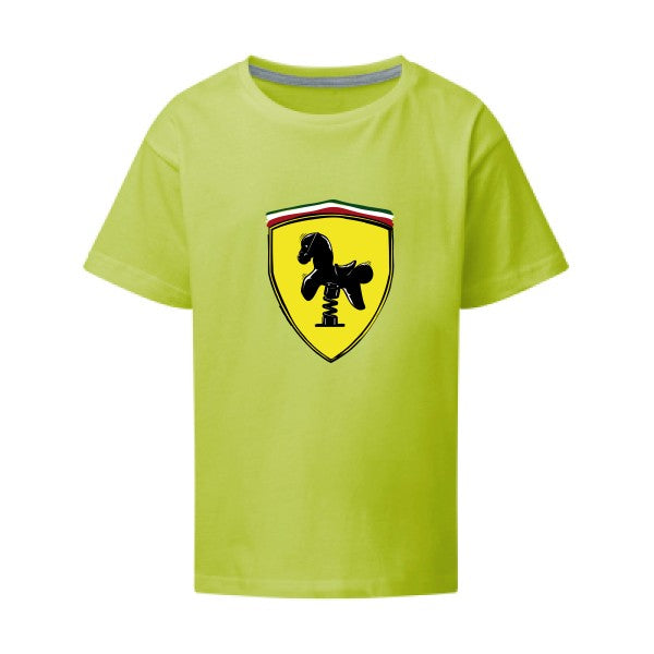 Ferrari SG - Kids T-shirt enfant Lime Taille 152 (11-12/2XL)