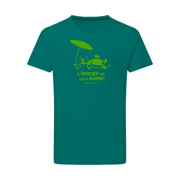 l'énergie est notre avenir vert pomme -Flex vert pomme sur T-shirt SG  Emerald Green  2XL