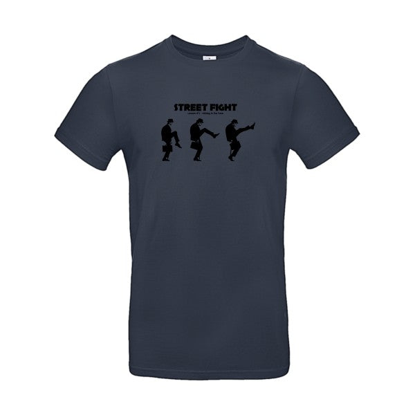 T-shirt humour original British Fight T Shirt couleur Navy