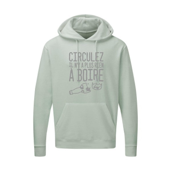 Circulez il n'y a plus rien à boire Gris SG - Hooded Sweatshirt Sweat capuche