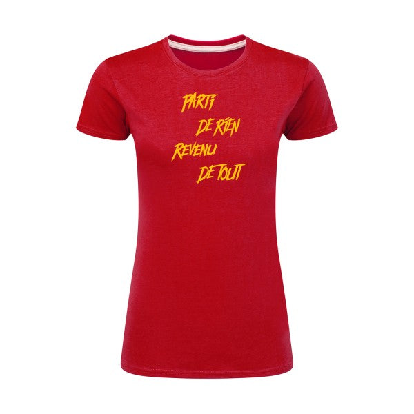 Parti de rien jaune Or |T shirt original femme|SG