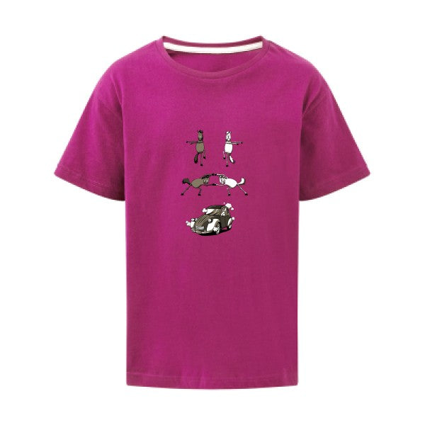 Fusion SG - Kids T-shirt enfant Dark Pink Taille 152 (11-12/2XL)