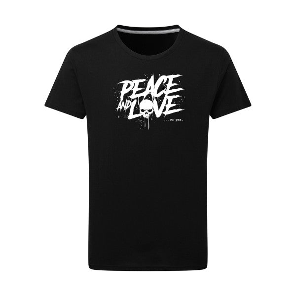 Peace or no peace - Flex Blanc Tshirt original Dark Black  4XL