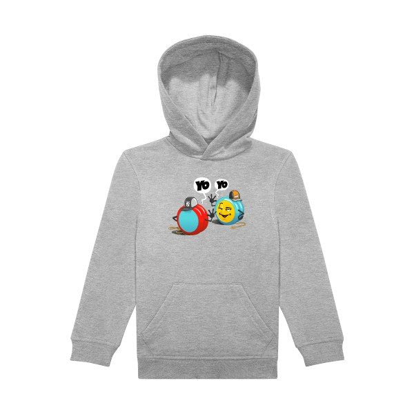 sweat capuche enfant Sports Grey Yo-Yo