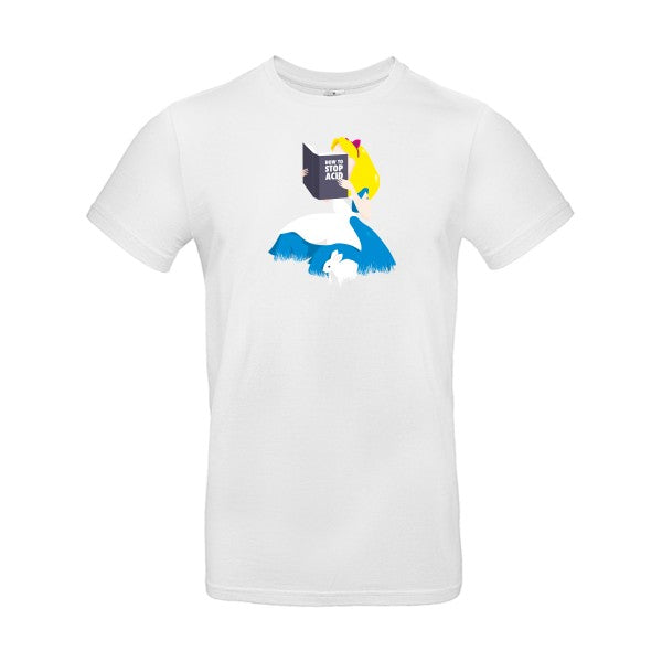 T-shirt humour original Back From Wonderland T Shirt couleur White