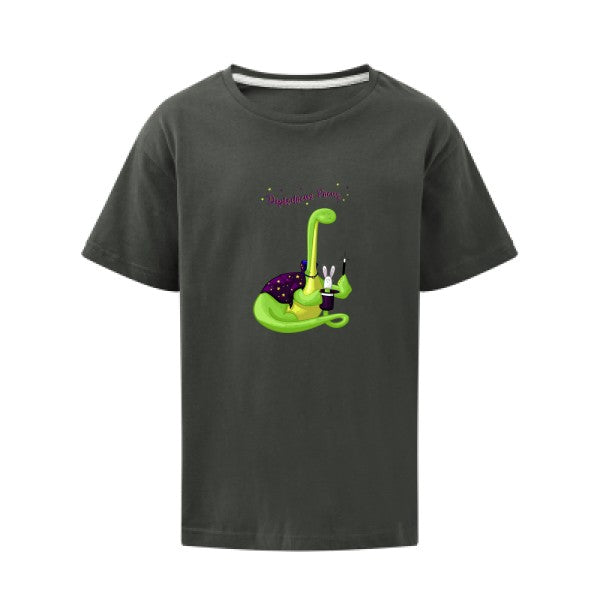 Diplodocus Pocus SG - Kids T-shirt enfant Charcoal Taille 152 (11-12/2XL)