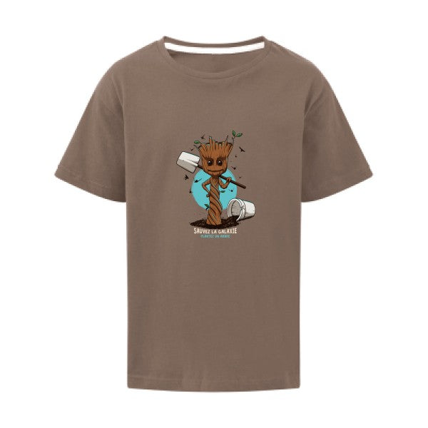 Plantez un arbre SG - Kids T-shirt enfant Deep Taupe Taille 128 (7-8/L)