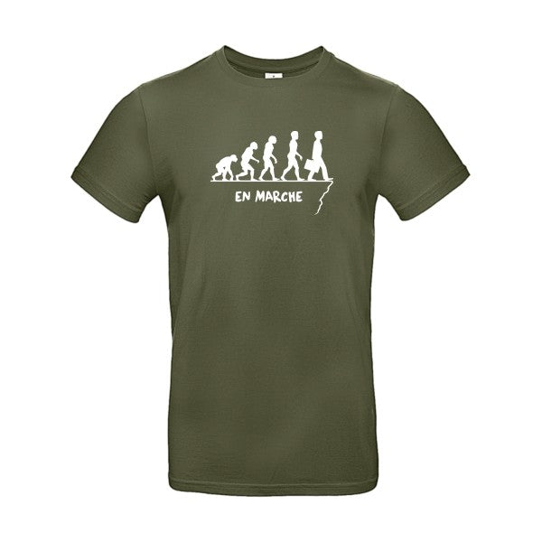 En marcheFlex Blanc - E190 T-shirt|Urban Khaki||2XL