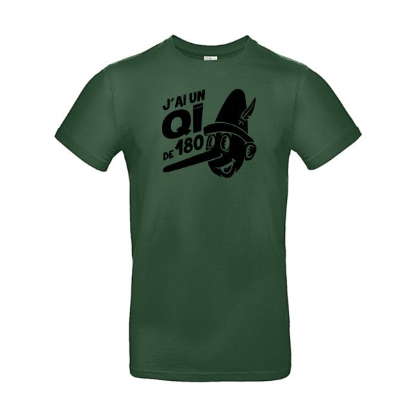 Quotient intellectuel Flex noir |E190 T-shirt|Bottle Green||2XL