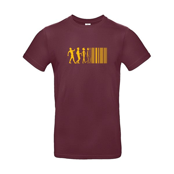 code barreFlex jaune or - E190 T-shirt|Burgundy||2XL