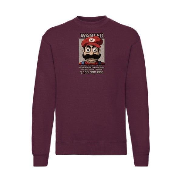 Wanted Mario Fruit of the loom 280 g/m² Sweat shirt