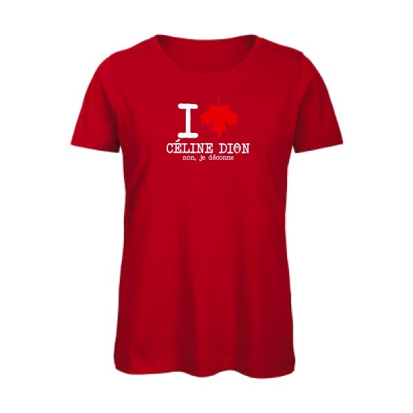 I-loVe-Celine- T-shirt original - t-shirt original femme Red