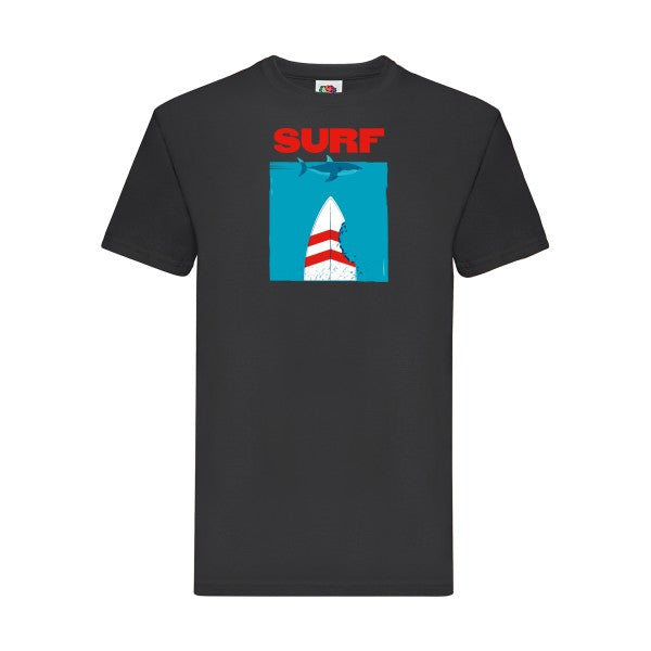 SURF Fruit of the loom 205 g/m² T-shirt/ noir