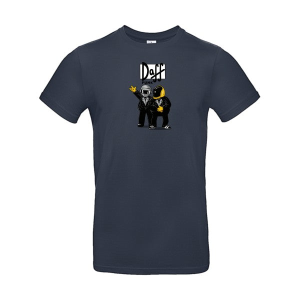 T-shirt humour original duff punk T Shirt couleur Navy