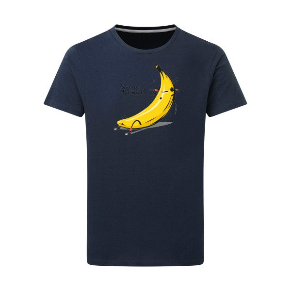 T-shirt homme Je garde la banane - T-shirt rigolo avec un message fruité Denim XL