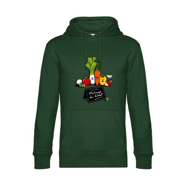 Maxi-Chef- Sweat à capuche original Bottle Green - RueDuTeeshirt