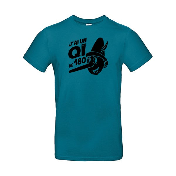 Quotient intellectuel Flex noir |E190 T-shirt|Diva Blue||2XL