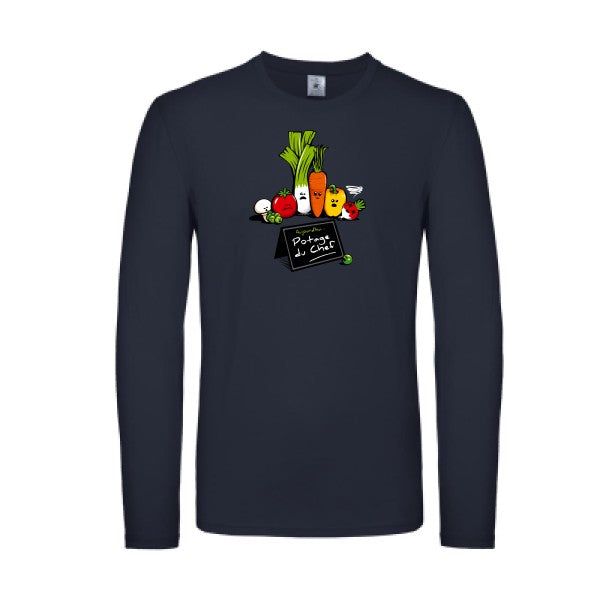 Maxi-Chef B&C - E150 LSL T-shirt manches longues léger