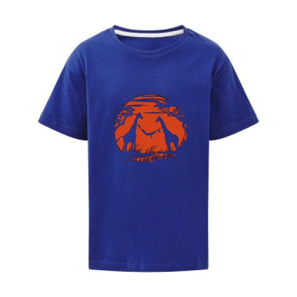 girafe SG - Kids T-shirt enfant Royal Blue Taille 152 (11-12/2XL)