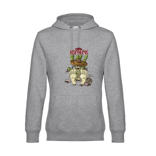deshydratos- Sweat à capuche original Heather Grey - RueDuTeeshirt
