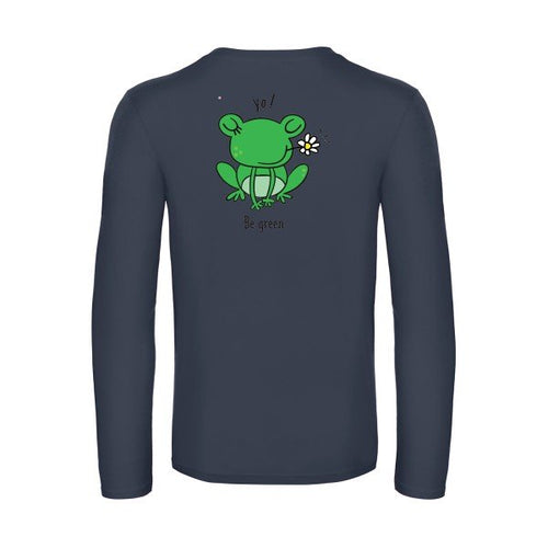 be-green--t-shirt-manches-longues-original-humour -Navy