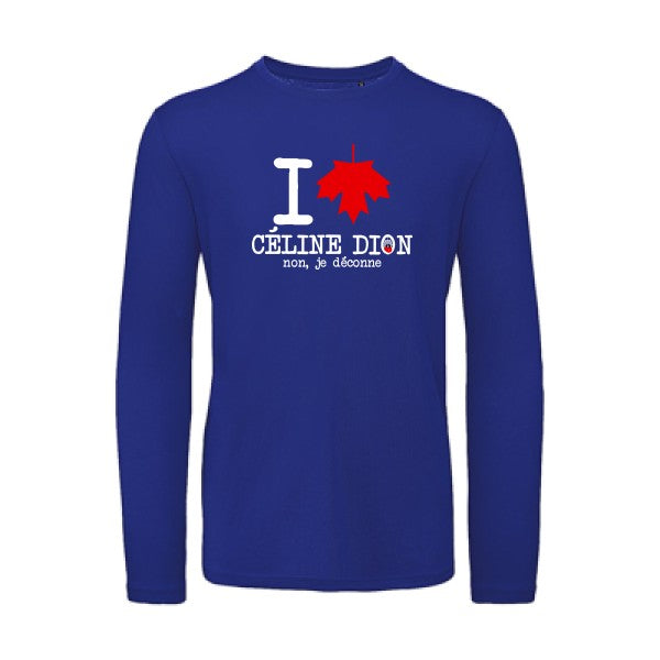 I loVe Céline | T-shirt original LSL Cobalt Blue 2XL