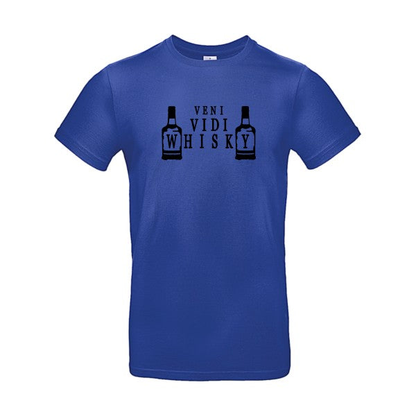 VENI VIDI WHISKY Flex noir |E190 T-shirt|Cobalt Blue||2XL