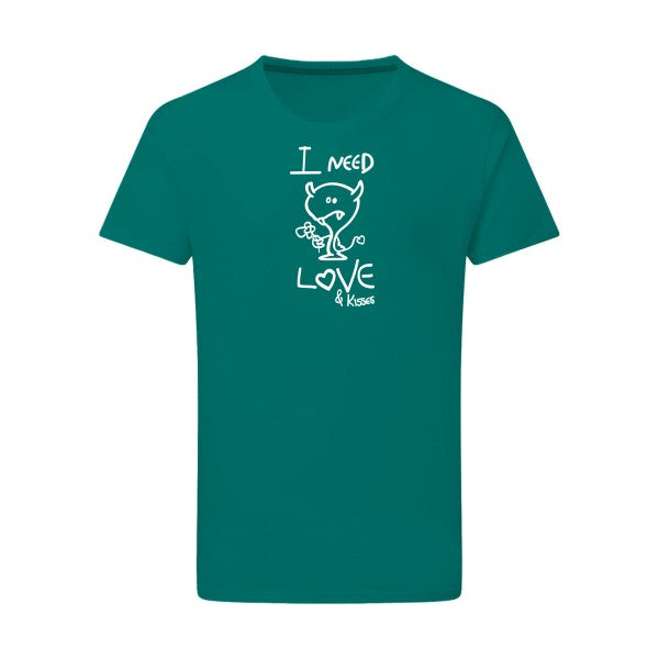 LOVER - Flex Blanc Tshirt original Emerald Green  2XL