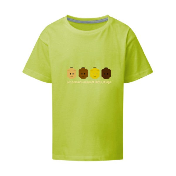 libre et légo SG - Kids T-shirt enfant Lime Taille 152 (11-12/2XL)