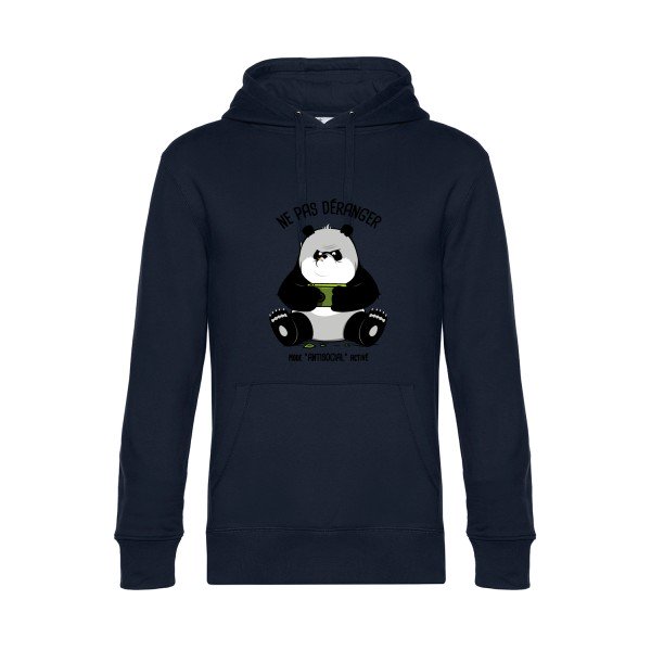 Ne-pas-deranger- Sweat à capuche original Navy Blue - RueDuTeeshirt