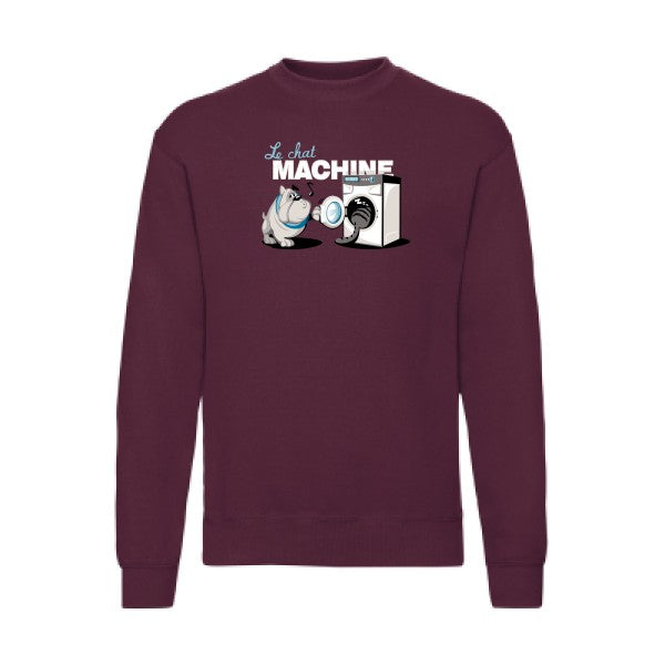 Le Chat Machine Fruit of the loom 280 g/m² Sweat shirt