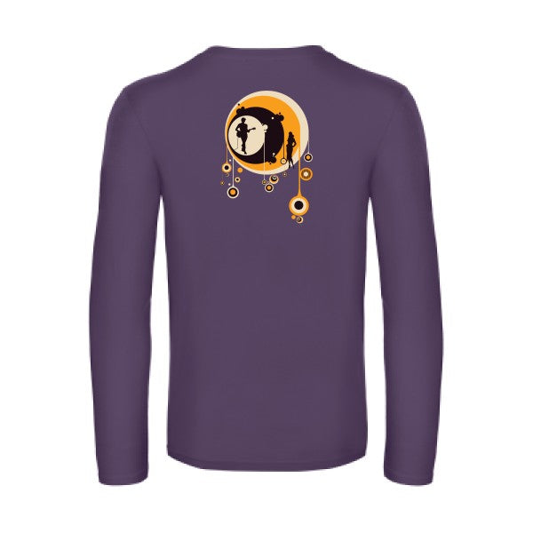70-s-t-shirt-manches-longues-original-humour -Urban Purple