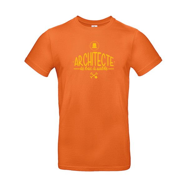 Architecte de bac à sableFlex jaune or- T-shirt E190|Urban Orange||2XL