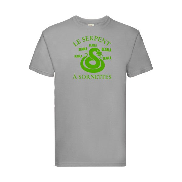 T-shirt|Serpent à Sornettes |Vert pomme|Fruit of the loom 205  G