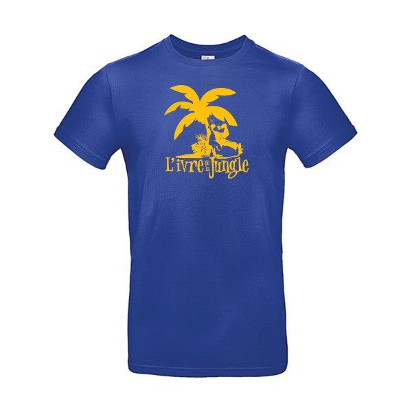 L'ivre de la jungleFlex jaune or - E190 T-shirt|Cobalt Blue||2XL