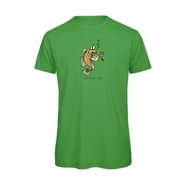 T-shirt humour original Goby Or Not Goby T Shirt couleur Real Green