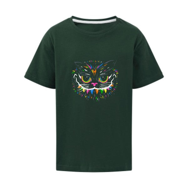 Le chat du Cheshire SG - Kids T-shirt enfant Bottle Green Taille 152 (11-12/2XL)