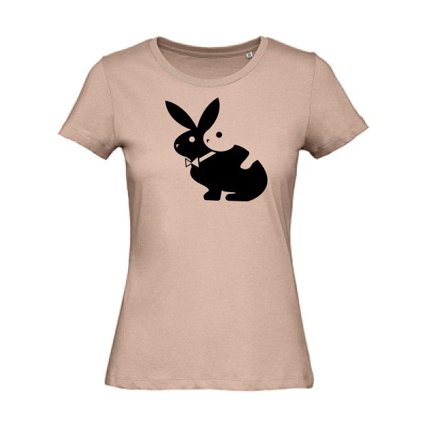 T shirt humour bio femme   femme bio|hot  Noir 