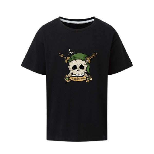 Zelda Skull SG - Kids T-shirt enfant Dark Black Taille 152 (11-12/2XL)