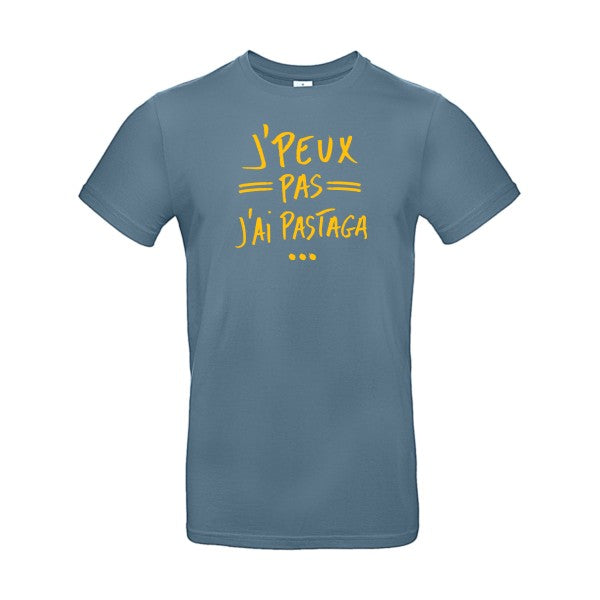 J'peux pas j'ai pastagaFlex jaune or- T-shirt E190|Stone Blue||2XL