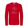 first selfie - t shirt- manches- longues- original- humour- Red impression Face