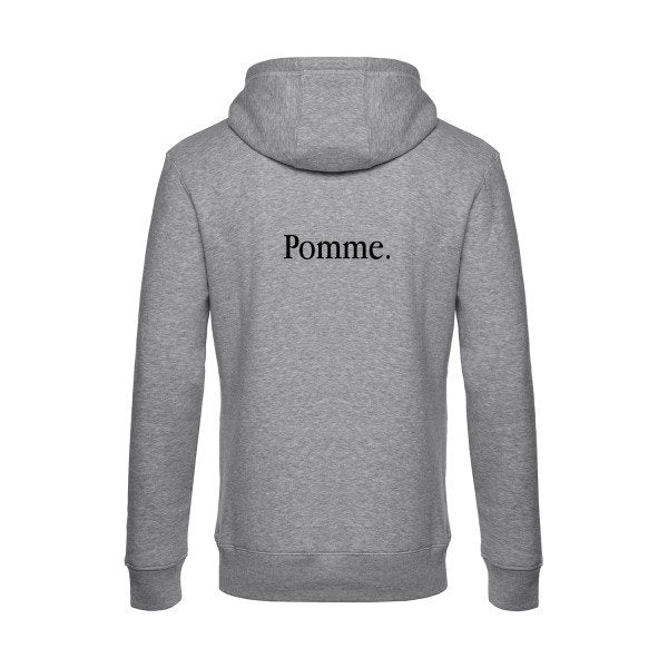 Pub-Subliminale sweat shirt original Heather Grey flex Noir impression Dos