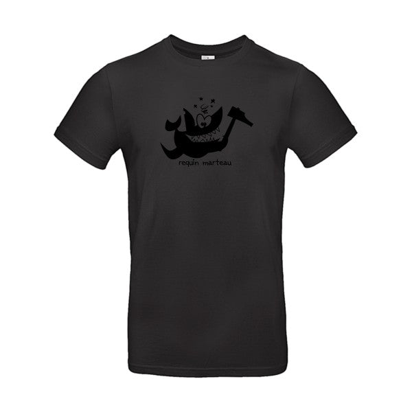 Requin marteauFlex noir- T-shirt E190|Black||5XL