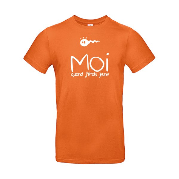 Moi, quand j'étais jeuneFlex Blanc - E190 T-shirt|Urban Orange||2XL