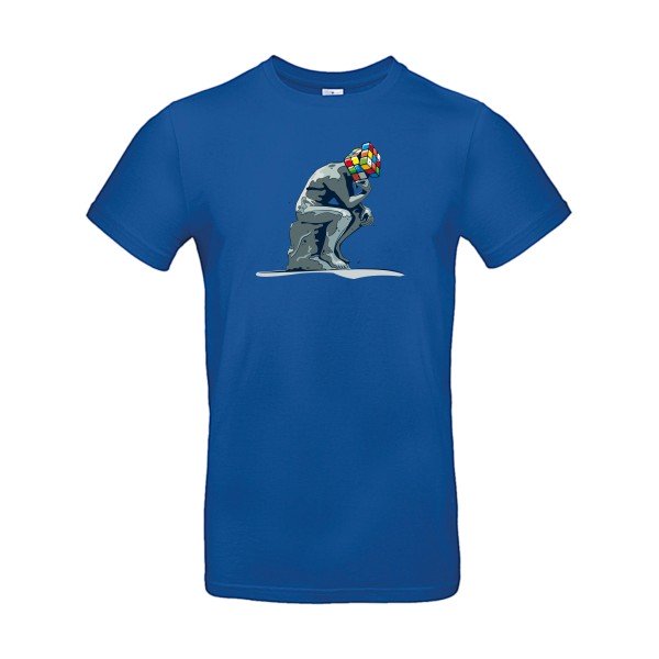 T-shirt humour original Reflexion En Cours T Shirt couleur Royal Blue