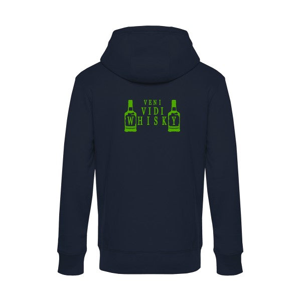 sweat à capuche homme original VENI VIDI WHISKY