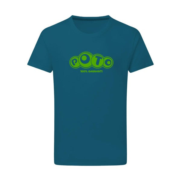 Poto vert pomme -Flex vert pomme sur T-shirt SG  Petrol  2XL