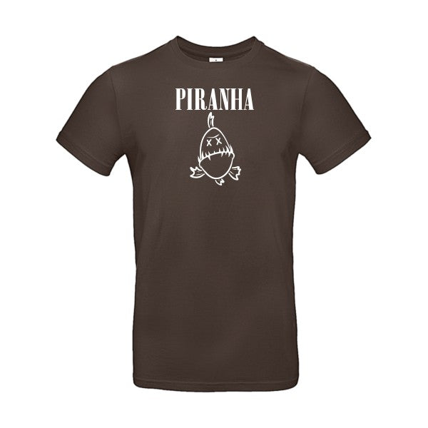 Piranha B&C- T-shirt E190|Brown||2XL